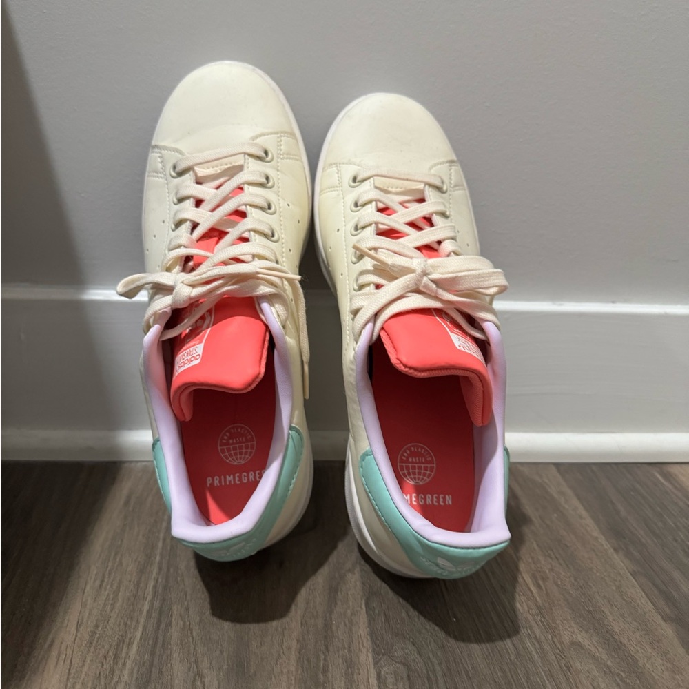 Adidas originals - Stan Smith sneakers - Cream / pink / Clear mint